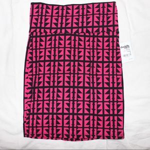 NWT Charlotte Russe Pink Print Bodycon Mini Skirt